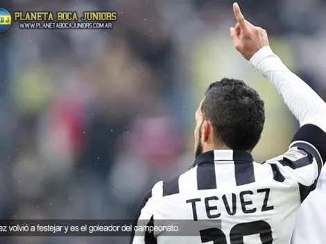 Tevez, cada día mejor