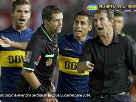 Delfino, el árbitro para la ida vs. River