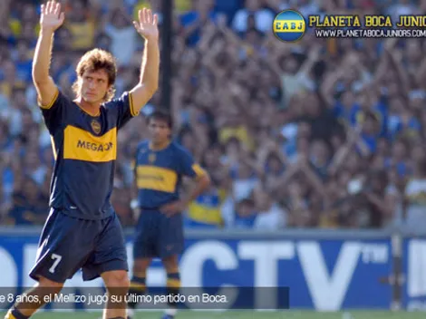 A 8 años del último partido de Guillermo en Boca
