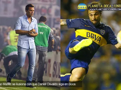 Markic: "Osvaldo tiene ganas de quedarse"