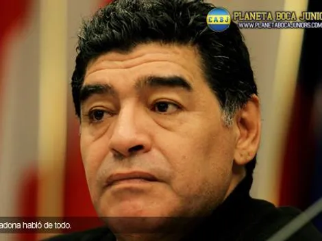 Maradona: "La mancha de la B, River no se la saca más"