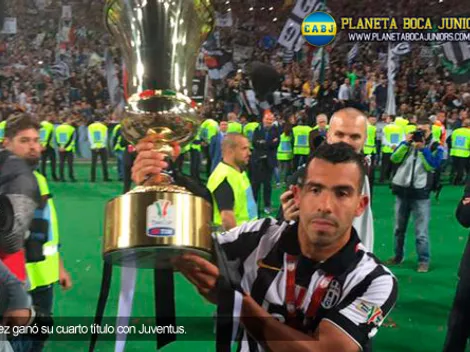 ¡Tevez campeón!