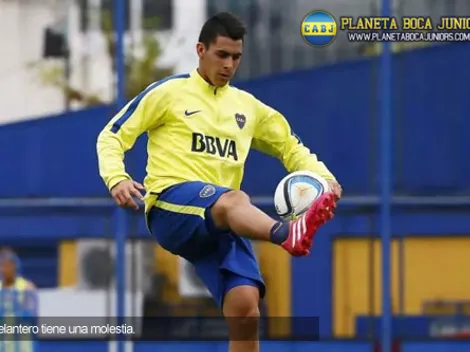 Pavón, con una molestia