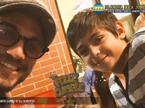 Osvaldo: "Aguante Boca, caretas"