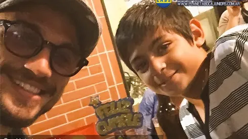 Osvaldo: "Aguante Boca, caretas"