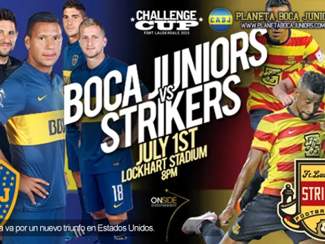 Boca Juniors vs. Strikers FC, televisado