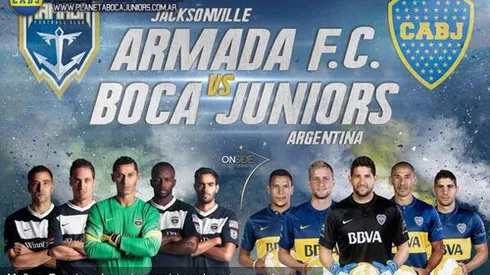 Boca vs. Armada FC, televisado