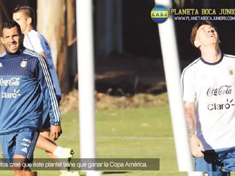 Tevez: “Yo estoy con la cabeza puesta acá, en la Selección”