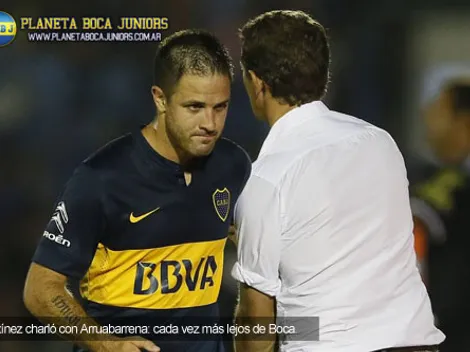 Martínez retiró sus pertenencias