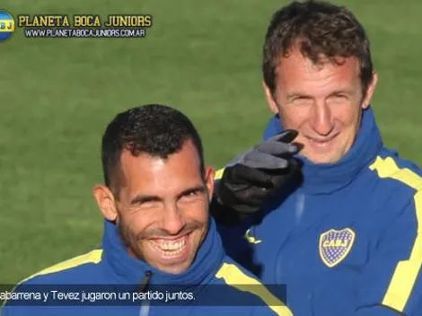 El día que Tevez y Arruabarrena jugaron juntos