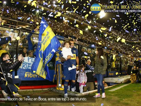 La presentación de Tevez, top 3 de la historia del fútbol mundial