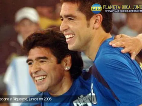 Maradona: "No estoy muy lejos de la opinión de Riquelme, pero que lo diga en este momento es muy fácil"