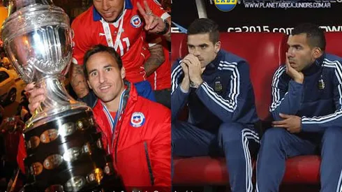 Tevez, Gago y Fuenzalida, licenciados