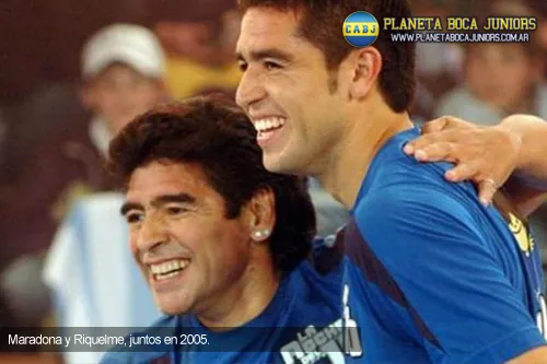 maradona riquelme boca