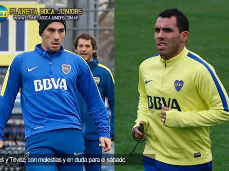 Parte médico: Erbes y Tevez, en duda