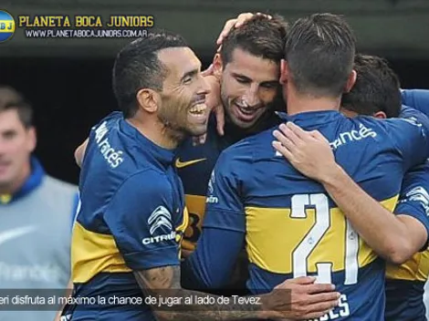 Calleri: "Tevez tiene un imán con los defensores y eso me va a favorecer"