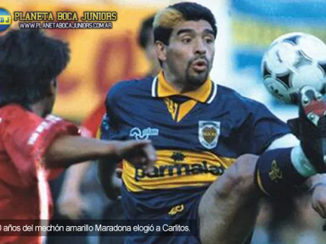 Maradona: "A nadie le queda mejor la 10 de Boca que a Carlitos"