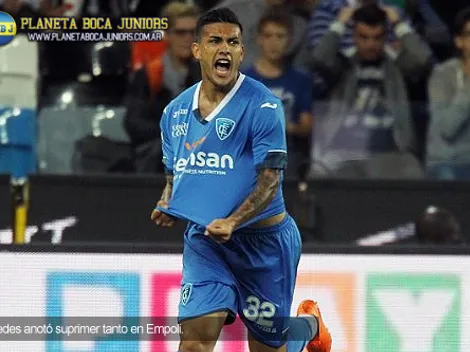 Paredes anotó su primer gol en Empoli