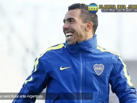 Equipo confirmado: juega Tevez