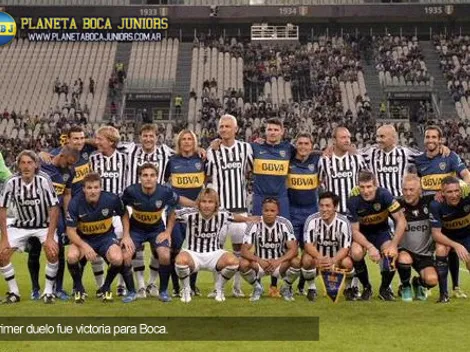 Las leyendas de Boca le ganaron a Juventus