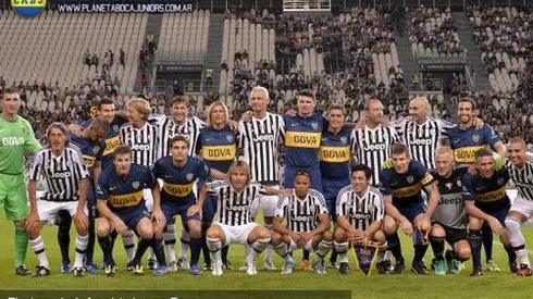 Las leyendas de Boca le ganaron a Juventus