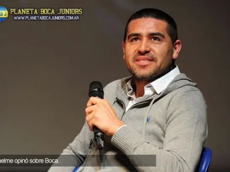 Riquelme: "Boca corre mucho y pelea mucho, pero juega poquito"
