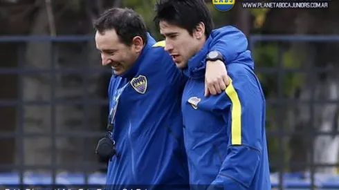 Pérez: "Me da mucha tranquilidad y felicidad ser jugador de Boca"