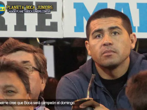 Riquelme: "Pienso que Boca será campeón"