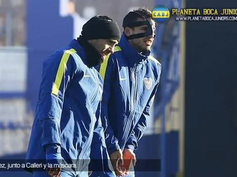 Tevez, el enmascarado