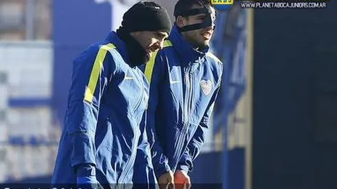 Tevez, el enmascarado