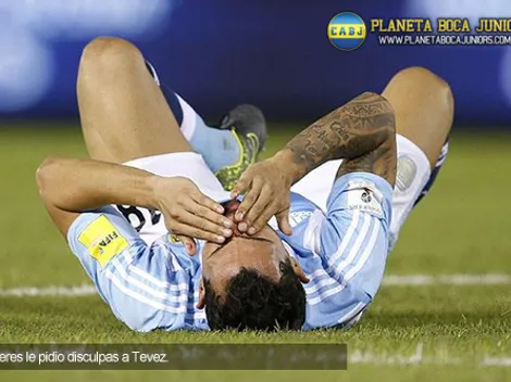 Cáceres le pidió disculpas a Tevez