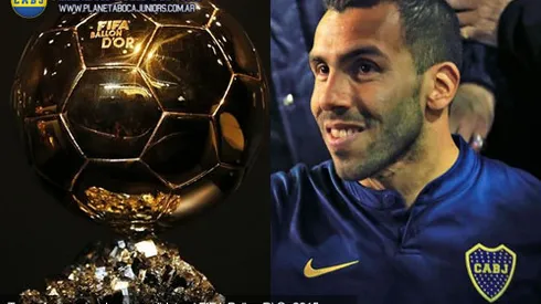 Tevez, precandidato al Balón de Oro