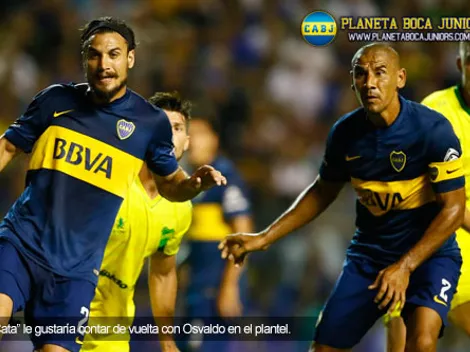 Díaz: "Ojalá contemos con Osvaldo"