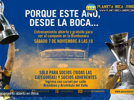 El entrenamiento del sábado, abierto para los socios