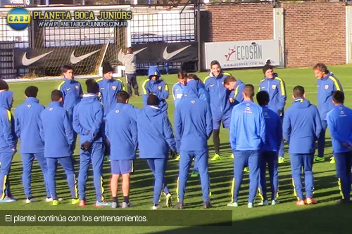 entrenamientos siguen boca