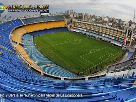 Angelici se reunió con Beraldi por La Bombonera