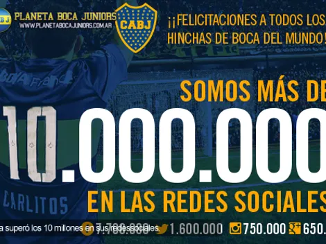 Boca, también campeón en las redes sociales