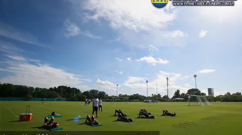 Concentrados ante River: Sin Gago, Pérez y Osvaldo