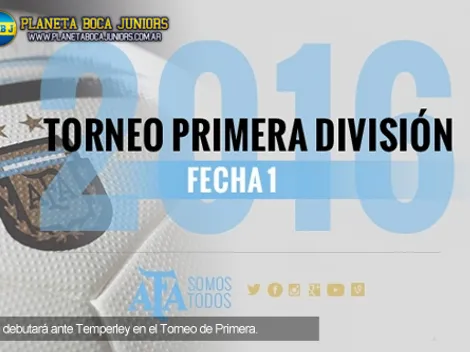 Día y horario para el debut en el Torneo