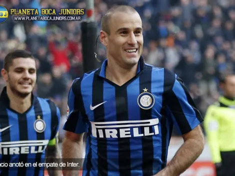 Palacio anotó en el empate de Inter ante Carpi