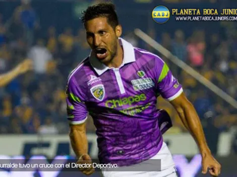 Fuerte cruce entre Insaurralde y el Director Deportivo de Chiapas