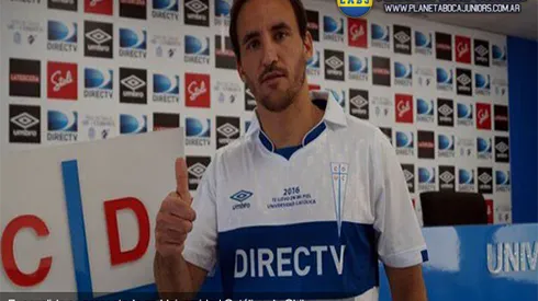 Fuenzalida fue presentado en Universidad Católica de Chile