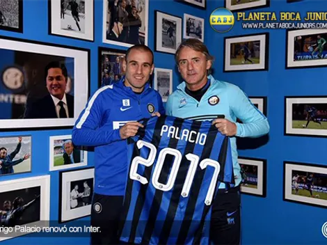 Palacio renovó con Inter hasta 2017