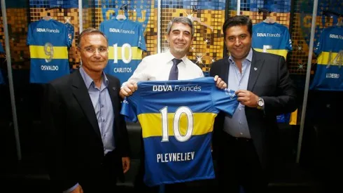 El presidente de Bulgaria visitó La Bombonera