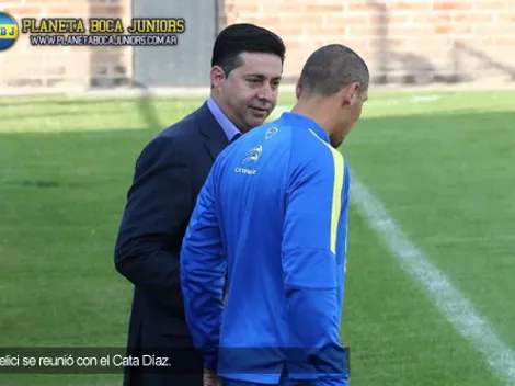 Reunión entre Angelici y el Cata Díaz: sigue como capitán