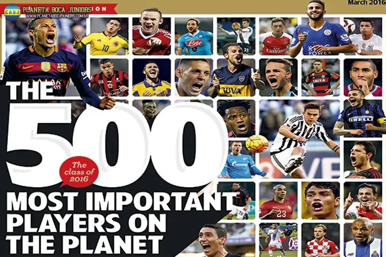 Varios jugadores de Boca están en la lista.