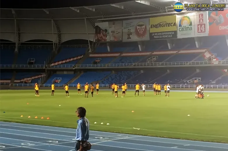 El plantel entrenó en Colombia. Foto: Iván Cotazo.
