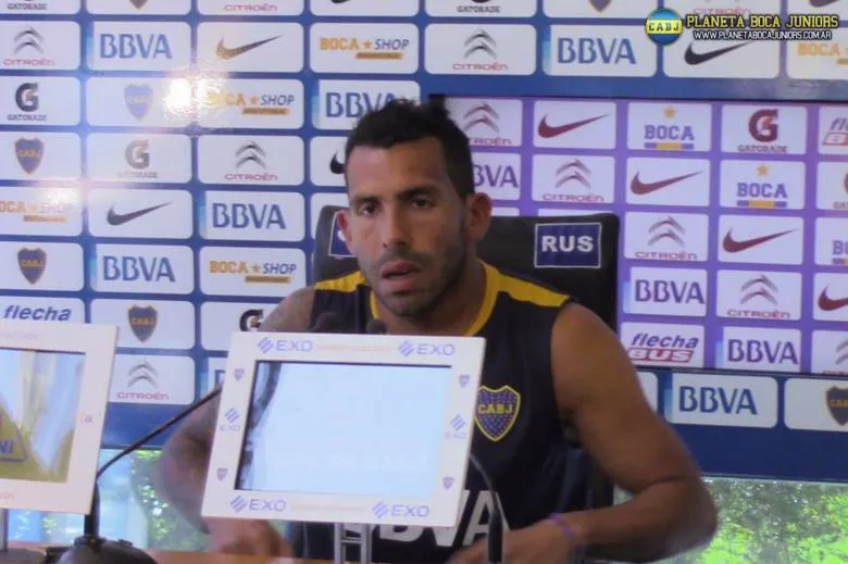 Carlitos durante la conferencia.