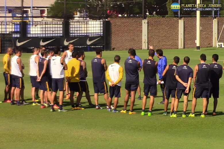 El plantel trabajó intensamente en Casa Amarilla.