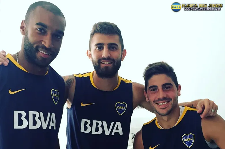 Peruzzi ya entrena con el grupo. Foto: Prensa C.A.B.J.